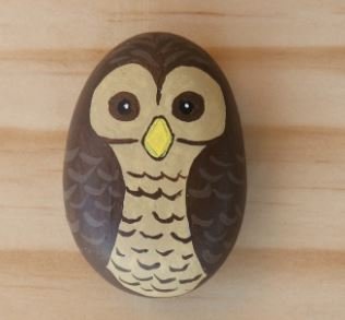 Owl Painted Rocks.