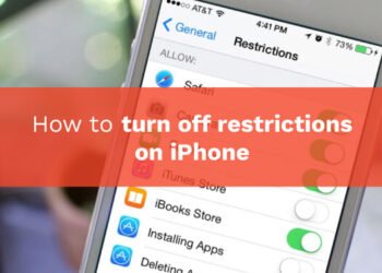 how to turn off restrictions from iPhone